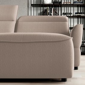 Narożnik MURILLO XL z elektryczną regulacją siedziska Prawostronny w tkaninie VOUGE 01 WERSAL