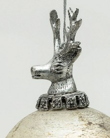 Bombka szklana Royal Deer Matte 10x10x16 cm