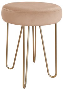 Taboret Venus HAIRPIN noga złota MG06