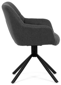 Zestaw krzeseł obiadowych z mechanizmem powrotnymHC-532 GREY2, 2 szt.