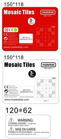 Masterkidz układanka mozaika nauka kolorów i kształtów tangram montessori