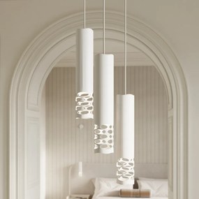 Lampa wisząca LIRO 3P biała SOLLUX  LIGHTING