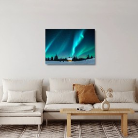 Obraz na szkle - Aurora Borealis (70x50 cm)