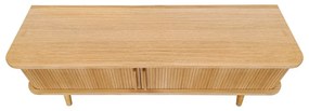 Szafka pod TV w dekorze dębu 138x50 cm Rove – Woodman