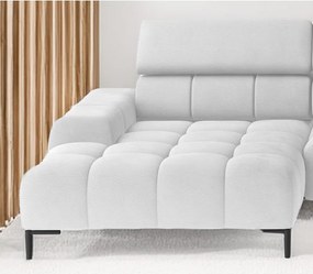 Narożnik PLAZA XL Lewostronny Elektryczna regulacja Tkanina SOLAR 80 WERSAL