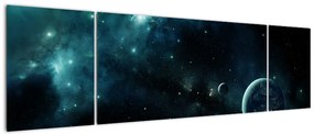 Obraz - Życie w kosmosie (170x50 cm)