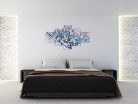 Obraz ośnieżonych drzew (125x70 cm)