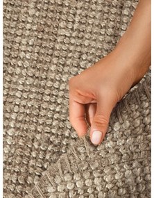 Szarobrązowy okrągły dywan z juty ø 160 cm Bouclé Jaipur – Hanse Home
