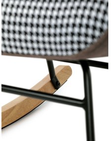 Fotel bujany PW2, patchwork