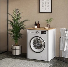 Szafka na pralkę biały/artystyczny 68x60x88.2 viktor