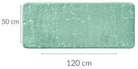 Podłużna mata łazienkowa z tłoczonym wzorem, 50 x 120 cm