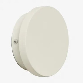 Kinkiet Ścienny Led Ze Stali Nierdzewnej Arizona Gardenia Biel & Ø12 Cm - Sklum