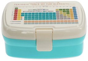 Jasnoniebiesko-kremowy pojemnik śniadaniowy dla dzieci Periodic Table – Rex London