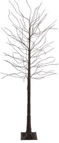 Zewnetrzna Świąteczna lampa podłogowa brązowa drzewko 180 cm z diodami LED i timerem IP44 - Ki Oswietlenie zewnetrzne