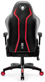Fotel gamingowy Diablo X-One 2.0 Normal Size, czarno-czerwony