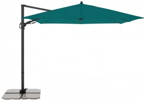 DERBY DX 280 x 280 cm - parasol ogrodowy z boczną nogą : Substancja Desen - 848
