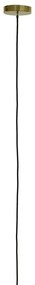 Lampa wisząca w kolorze brązu ze szklanym kloszem ø 40 cm Medina – Light &amp; Living