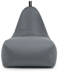 Pomarańczowy worek do siedzenia z imitacji skóry Chill XXL – So Soft?