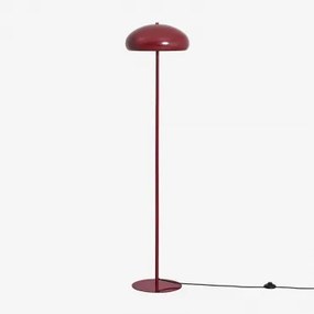 Metalowa Lampa Podłogowa Hirma Czerwone Wino - Sklum