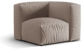 Beżowy moduł sofy (strona zmienna) Martina – Micadoni Home