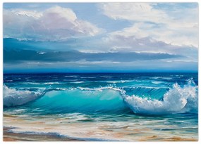 Obraz - Fale morskie (70x50 cm)