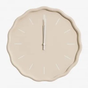 Zegar Ścienny Z Mdf Ø35 Cm Tovarx Kremowa - Sklum