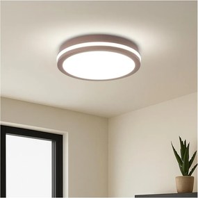 Brilagi - Oprawa zewnętrzna LED z czujnikiem BENE LED/24W/230V, śr. 26 cm, brązowa, IP54