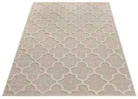 Dywan zewnętrzny sznurkowy Patara Koniczyna beżowy 240 cm x 340  cm