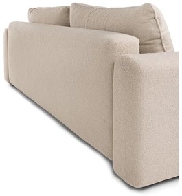 Beżowa rozkładana sofa z materiału bouclé 247 cm Quinoa – Bonami Selection