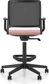 Obrotowy hoker do biura z siatkowym oparciem Xilium Counter Swivel Chair Mesh
