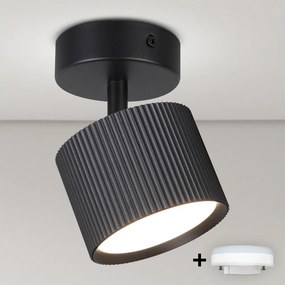 BRILAGI - LED Oprawa punktowa STRIPY 1xGX53/15W/230V pr. 82 mm czarna