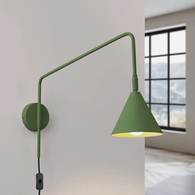 Zielony kinkiet do kontaktu Zylo – Nice Lamps