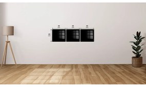 Obrazy zestaw 3 szt. 40x40 cm City – Wallity