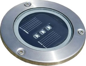 Komplet 4 szt. Lampa solarna Garth wbudowana ogrodowa LED