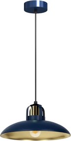 Industrialna lampa wisząca granatowa - 5X K483 K0-M61