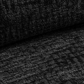 Czarny rozkładany/ze schowkiem narożnik Kalena – Makamii