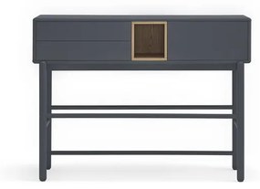 Ciemnoszara konsola 35x120 cm Corvo – Teulat