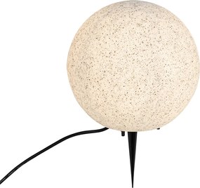 Nowoczesna lampa zewnętrzna szara 25 cm IP65 - Nura