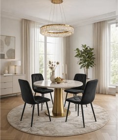 Krzesło do jadalni MARVIN, czarny