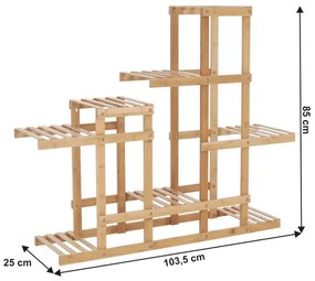 Regał na kwiaty Tabia, bambus