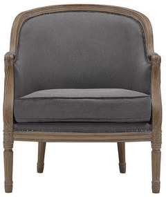 Fotel z lnu ALIENOR - Szary