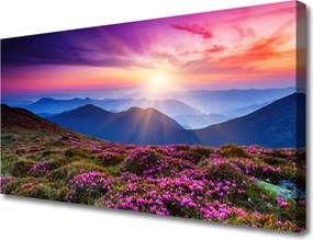 Obraz canvas Słoneczna Hala u Stóp Gór