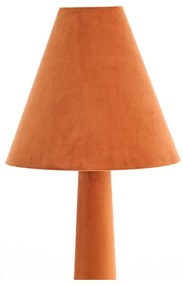 Pomarańczowa lampa stojąca z tekstylnym kloszem (wysokość 168 cm) Devia – Light &amp; Living