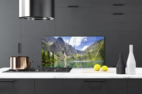 Panel Szklany Krystaliczne Jezioro W Górach