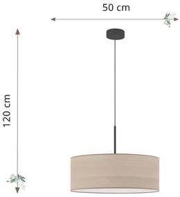 Skandynawski żyrandol nad stół 50 cm - EX869-Sintrox - wybór kolorów