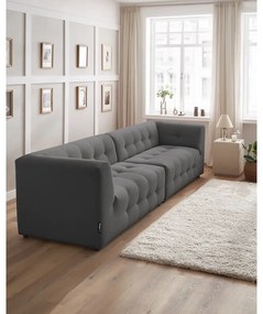 Ciemnoszara sofa 324 cm Kleber – Bobochic Paris