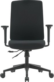 Fotel biurowy z mechanizmem synchronicznym Popstar Lux, zgodny z normą BHP