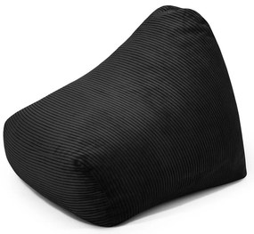 Czarny sztruksowy dziecięcy worek do siedzenia Snug 80 – SLOWDOWN