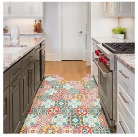 Zestaw 10 naklejek na podłogę Ambiance Floor Stickers Hexagons Lorena, 40x90 cm