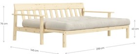Sofa rozkładana Karup Design Unwind Olive Green